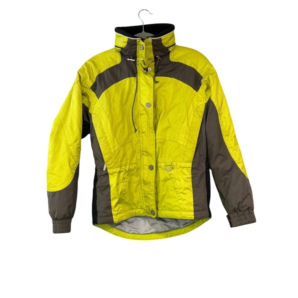 Marker‎ Women's Ski Jacket Size 6 Yellow & Gray Polyester